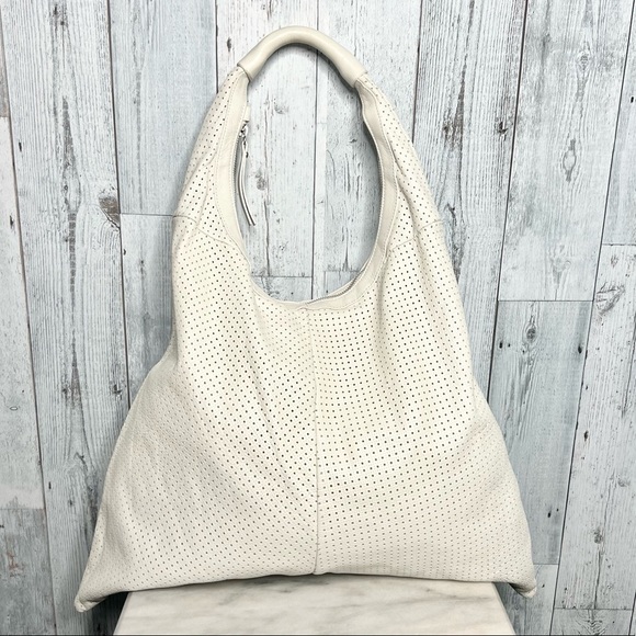 gianni notaro Handbags - Gianni Notaro leather lasercut slouchy hobo bag